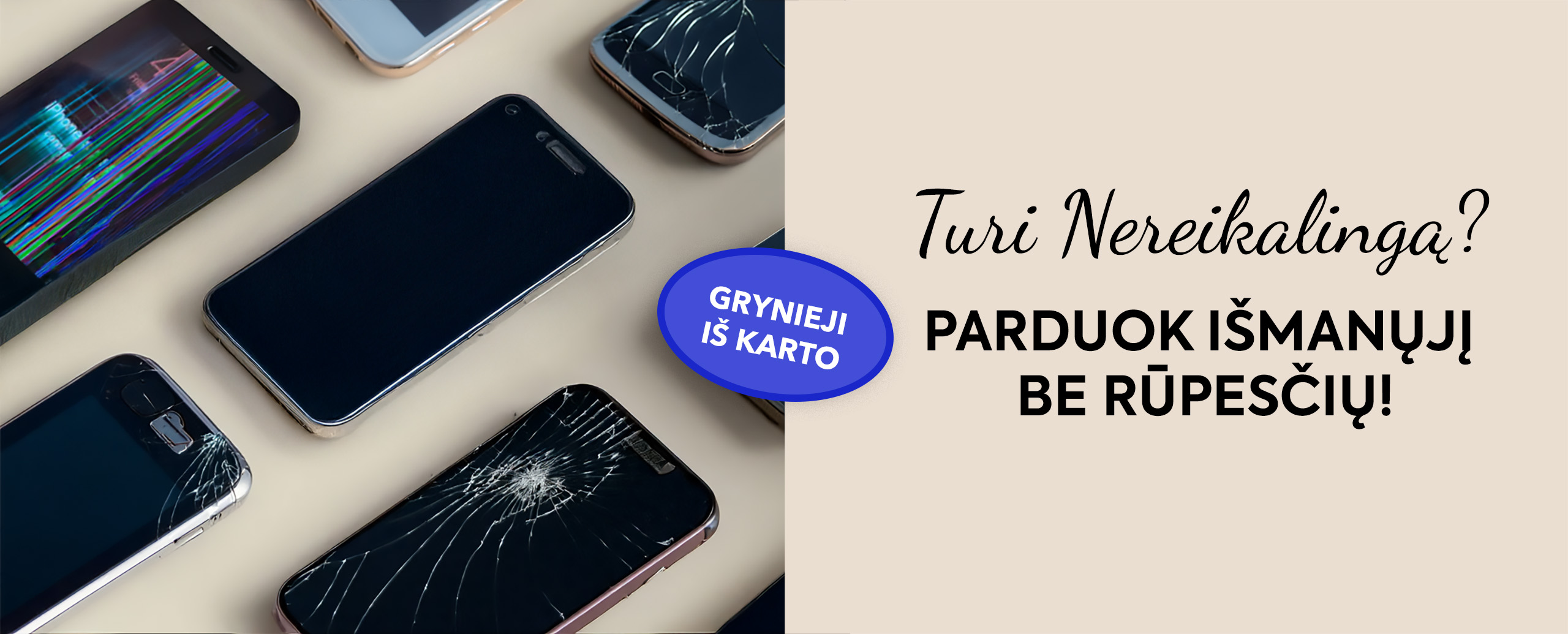 Turi nereikalingą išmanųjį? Parduok be rūpesčių!